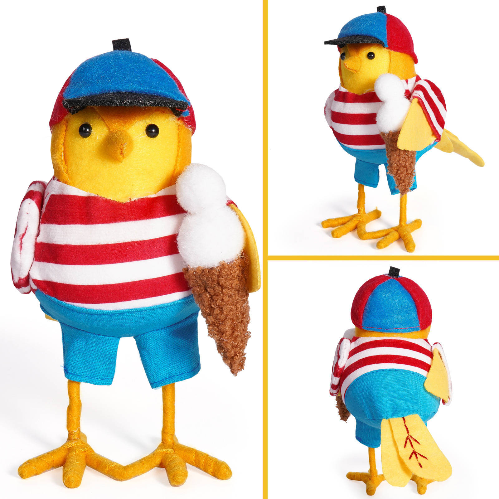 thumbnail image 2 of Adorable Muñeca Pájaro de Verano Una Linda Decoración para el Hogar para los Entusiastas de las Aves que Puede Mejorar su Jardín Terraza Sala de Estar O Traer un Sentido de Alegría y Naturaleza., 2 of 2